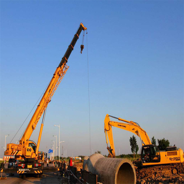 临朐25吨吊车吊8吨,最远吊多少米